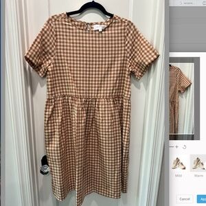 Tradlands Nico Hazel gingham dress, Size Small